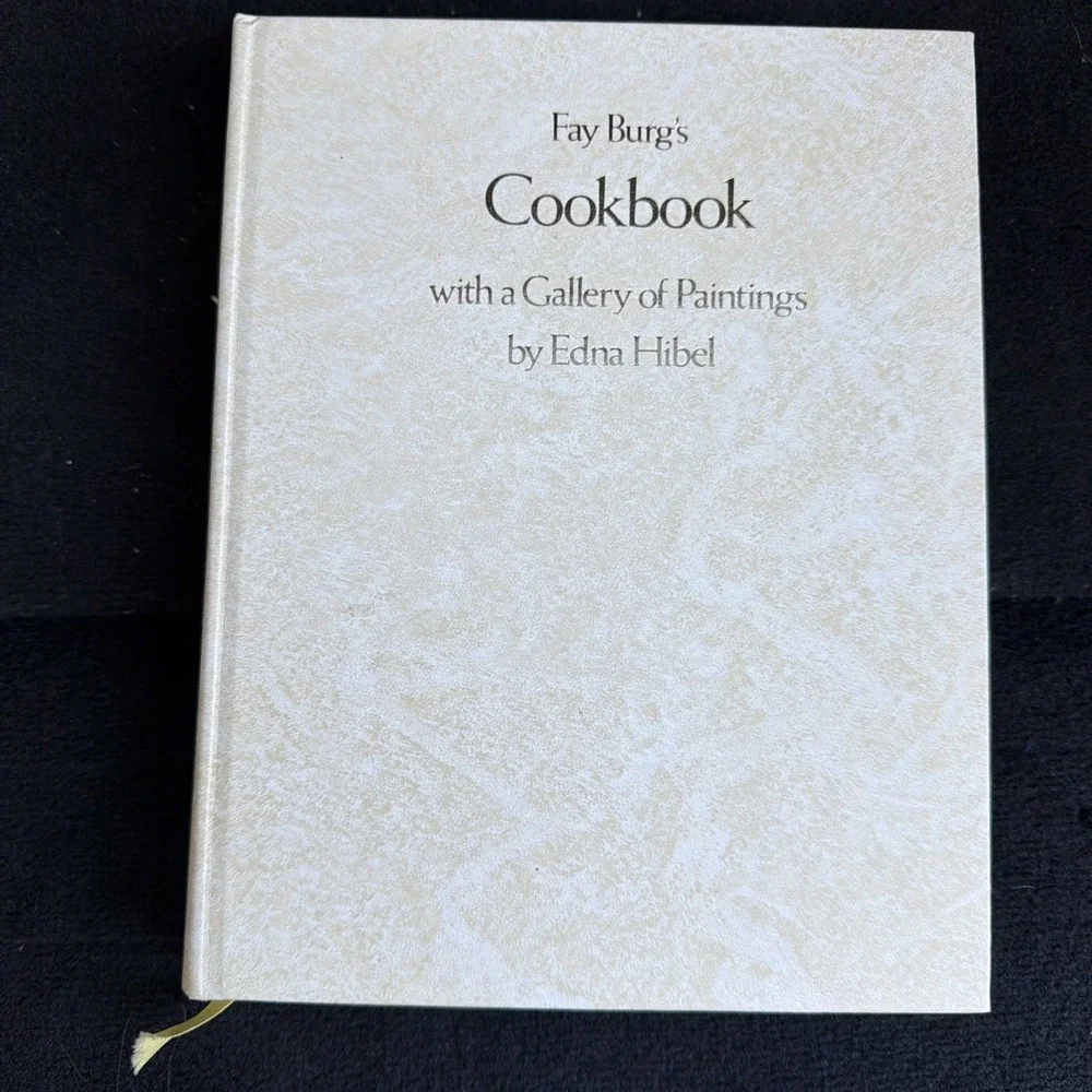 Edna Hibel Illustrator Lake Kezar‎ Cookbook Maine Fay Burg 1st/1st Signed
